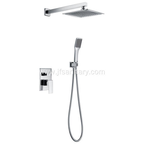 Square In Wall Mixer Shower Set